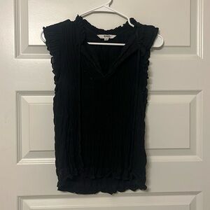 BB Dakota Steve Madden black blouse
